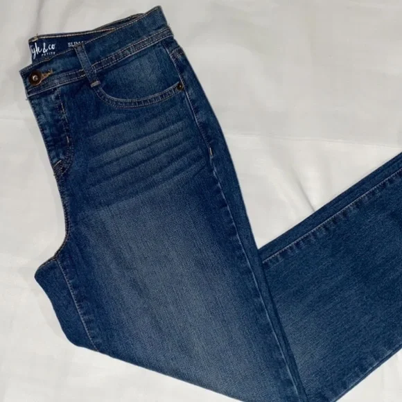 Style & Co Petite Slim Leg Jeans - Picture 2 of 10